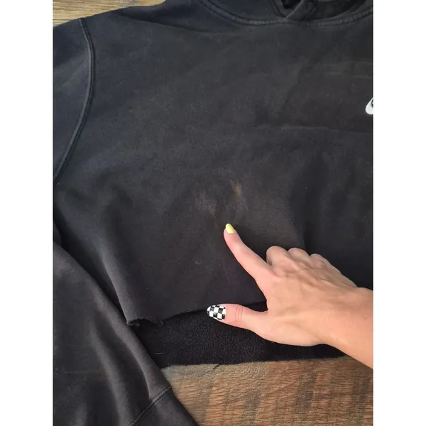 Nike Women's Black Sweatshirt - Image 2