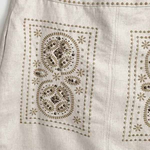 Anthropologie EUC Floreat Embroidered Embellished Pencil Skirt - Image 8