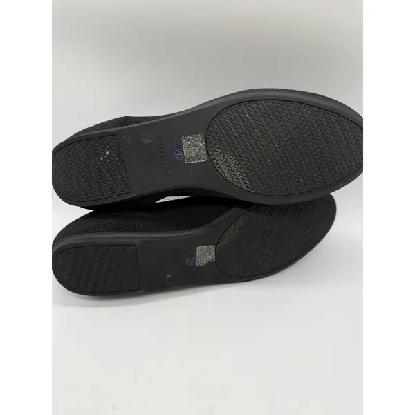 Rothy's The Loafer Black Solid Knit Fabric Slip On Flats Round Toe Women's 9.5 - Image 5