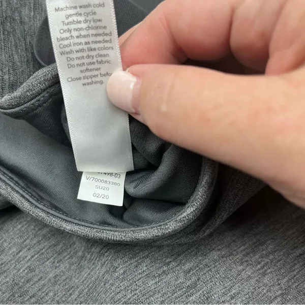 Athleta Womens Match Point Skort Size XS Heathered Gray‎ Stretch Athletic *FLAW - Image 6