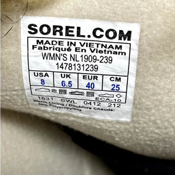 Sorel Tofino Joan Trail Boots Womens Size 8 Autumn Bronze Waterproof - Image 6