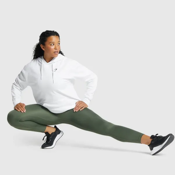 Gymshark Training Oversized Hoodie - White size M - Image 4