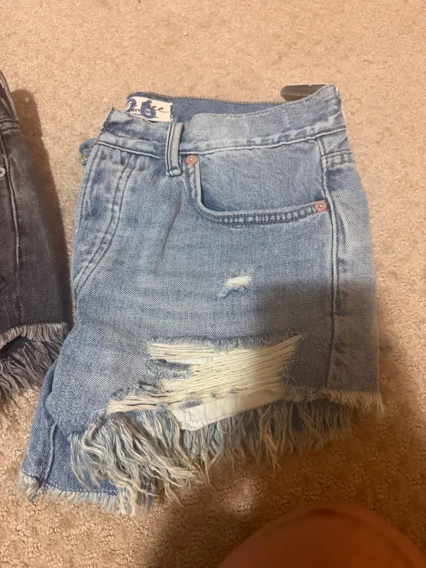 Free People Denim Shorts - Image 5