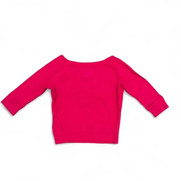 Abercrombie & Fitch pink 3/4 sleeve top - Image 5