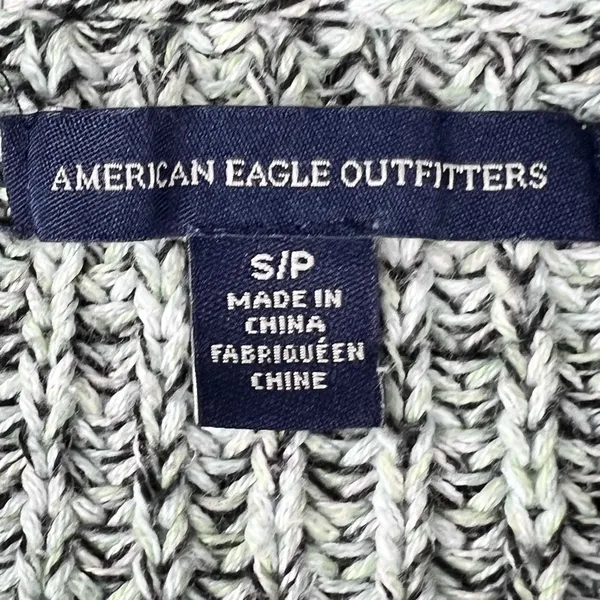 American Eagle Outfitters Woman Crochet Sweater Long Sleeve Size S - Image 4