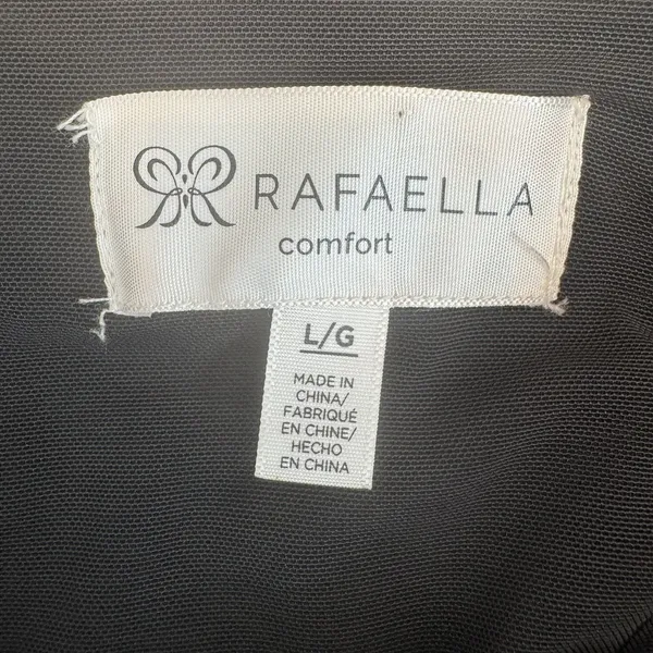 Rafaella Comfort Faux Suede Pants Women L Brown High Rise Straight Leg Stretch - Image 6