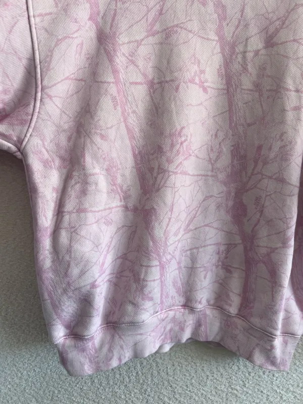 Dairy‎ Boy Women’s Pink Woodland Camo Oversized Sweatshirt Pullover Size Medium - Image 7