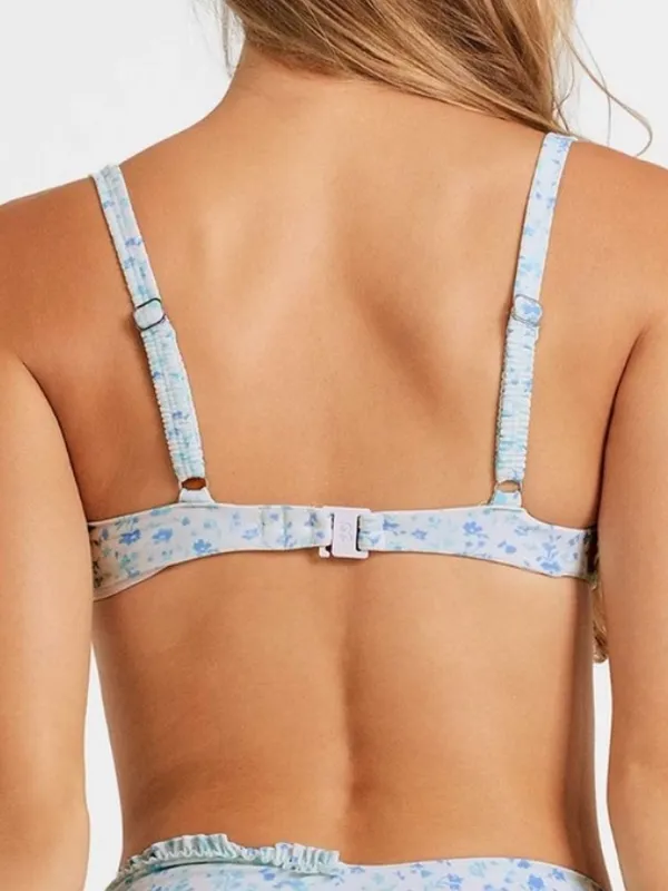 Blackbough Amelia Frilled Underwire Top - Tea Time - Image 4