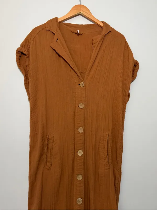 Free People Soakin Up Summer Trench Midi Dress - Image 2