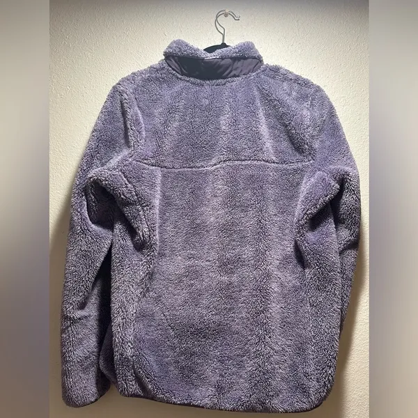 L.L.Bean light purple fleece jacket, size M. - Image 2
