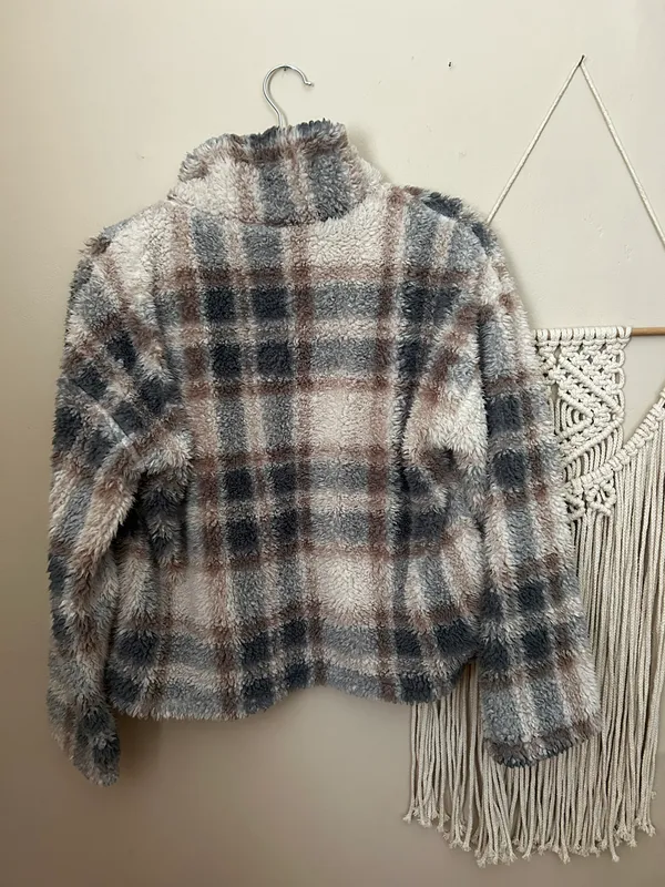 Thread and Supply Fuzzy Pullover Sweater - Image 3