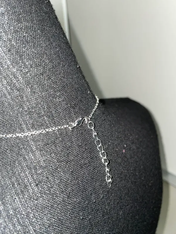 NWOT Big Pearl Necklace in Silver - Image 3