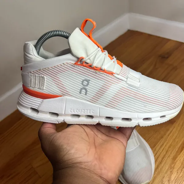 ON CloudNova Void “Undyed White Flame” 3WD12190865  Size 7.5W NO BOX - Image 2