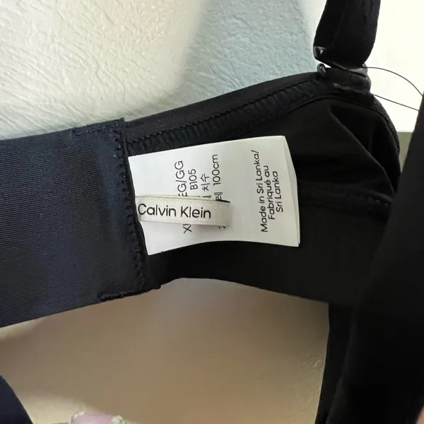Calvin Klein‎ Black Wireless Triangle Bralette - Image 3