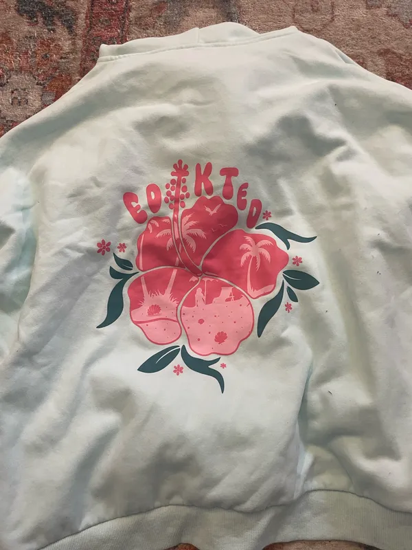 Edikted Pacsun Beach Bloom Hoodie - Image 3