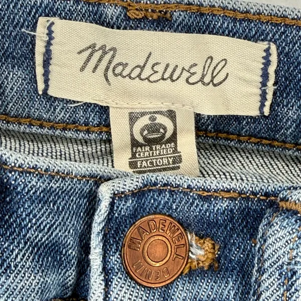 Madewell The Perfect Vintage Jean Mid Rise Blue Wash Denim Women's‎ Size 25 - Image 2