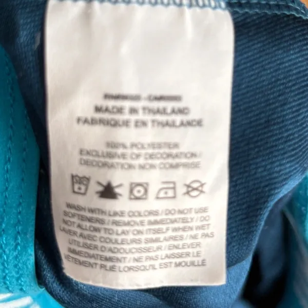 Nike Dri-FIT Womens Teal Heathered Athletic Shorts Medium Drawstring Pockets - Image 7