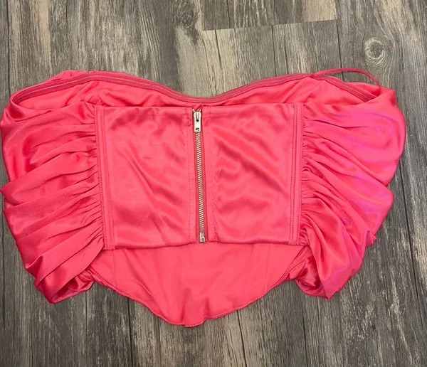 These Three Pink Corset Top - Image 2