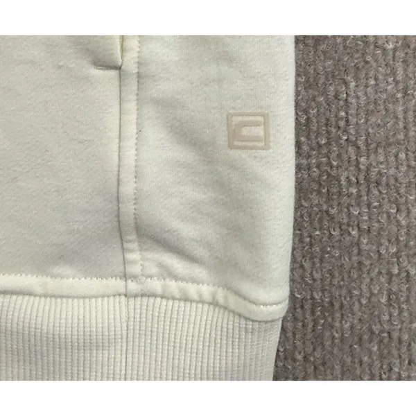 CRZ YOGA Womens Cream Raglan Sleeve Pullover Hoodie Sweatshirt Ivory Large - Image 7