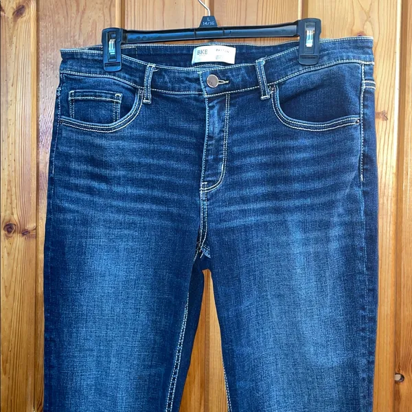 BKE Dark Blue jeans Payton jeans bootcut darker women’s jeans size 32x35 1/2 - Image 3
