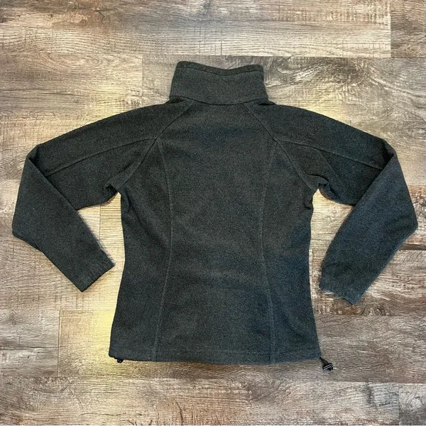 Columbia Charcoal Gray Women’s Fleece Full Zip Up with Pockets Size Small - Image 5