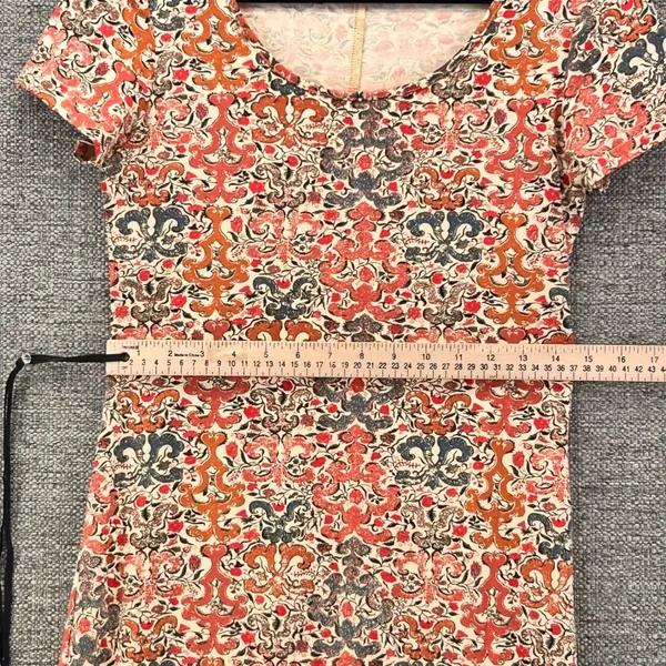 Peruvian Connection Midi Orange‎ Dress - Image 9