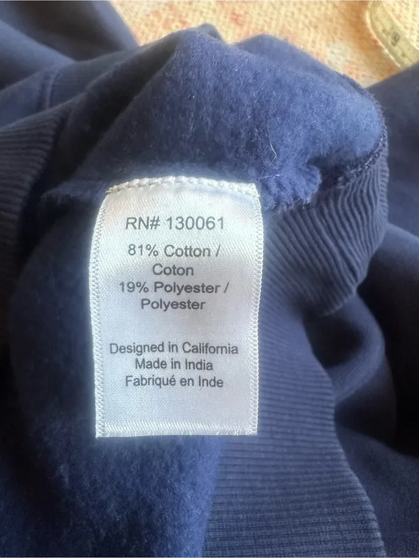 L*SPACE x Anthropologie SUDADERA LEGEND crewneck sweatshirt navy 1999 size M - Image 6
