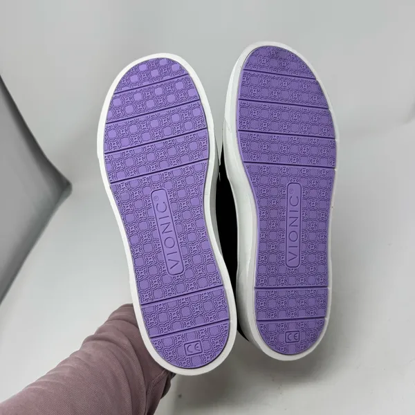 Vionic Kimmie Perf Slip-On Sneakers Size 9 Black - Image 7