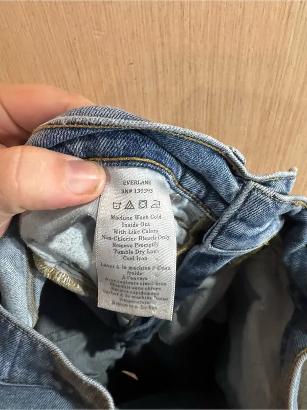 Women’s Everlane Light Wash The Ultra High Cure Jeans Size 26 - Image 5