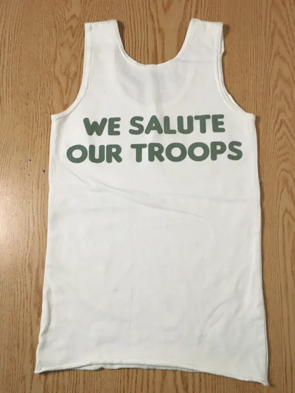 Hooters B43 Girl Worn Vintage Camo Uniform Tank Size XXS - Image 4