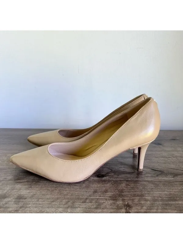 Sam Edelman NEW Women's Jordyn Nude Leather Pump Size 8.5 #B1408 - Image 5
