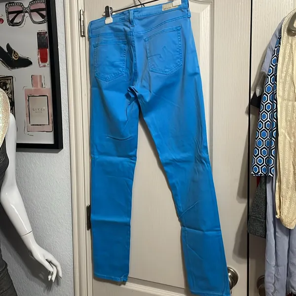 AG Adriano Goldschmied the Stilt Cigarette Electric Blue Jeans Y2K‎ - Image 4