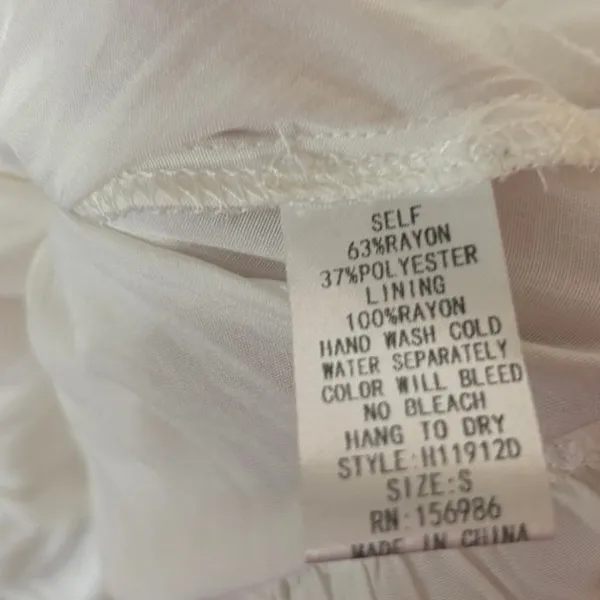 idem‎ ditto White Dress Size Small - Image 7