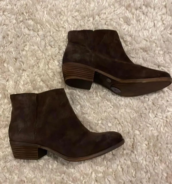 Lucky Brand Dark Brown  Booties - Image 2