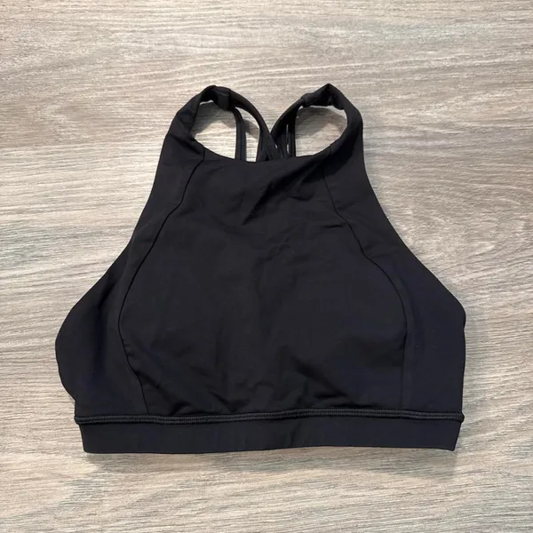 Lululemon Free To Be Serene High Neck Bra Black - Image 4