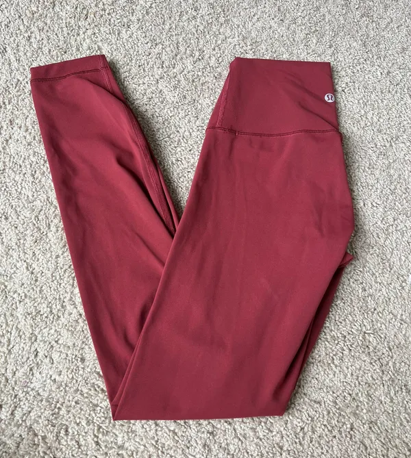 Lululemon Red Merlot  Align Leggings - Image 2
