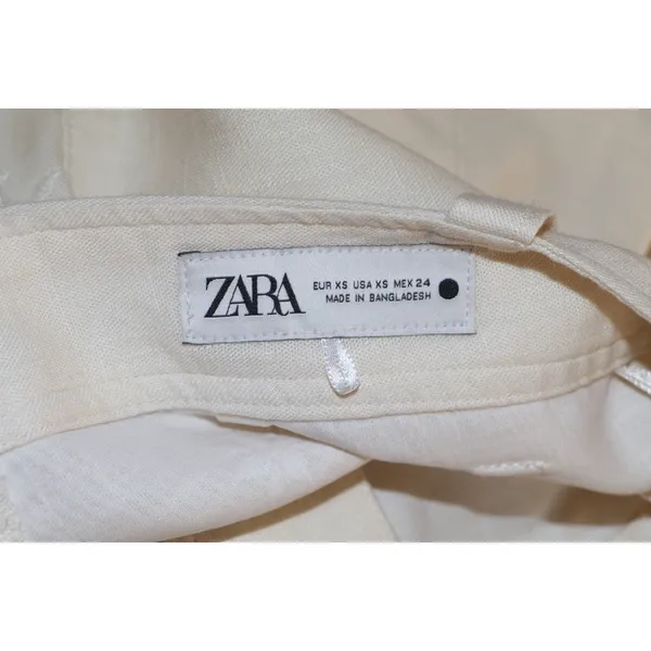 Zara embroidered wide leg trouser pants - Image 8