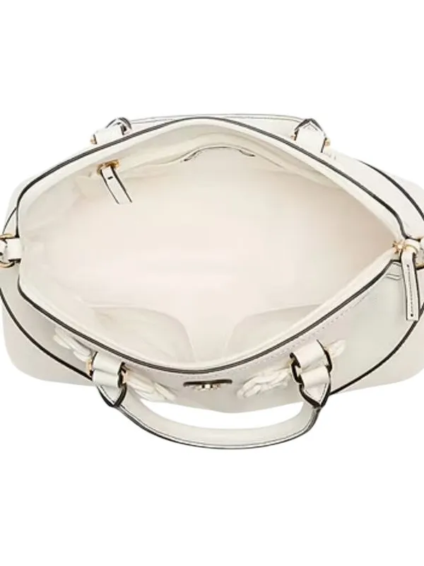 Liz Claiborne Nayla Dome Satchel Handbag in White New Womens Tote Bag Purse - Image 3