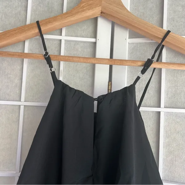 NWT HYFVE Layers of fabulous maxi dress small black halter dress - Image 8