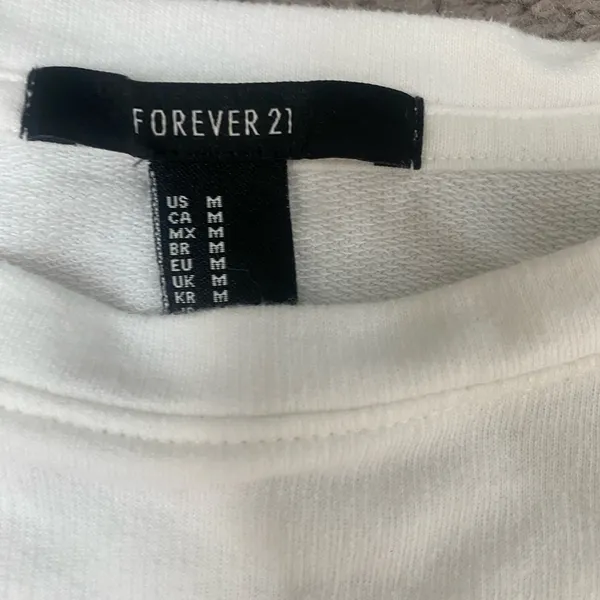 White Women's Top with Ring Accents - Image 4