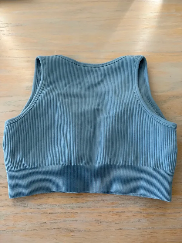 Blue Sports Bra - Image 4