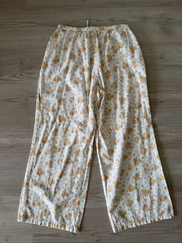 Olivaceous Floral Wide Leg Pants - Image 4
