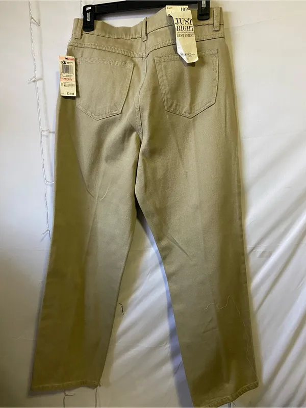 Style & Co. Women Straight-Leg Chinos in Tan - Image 3