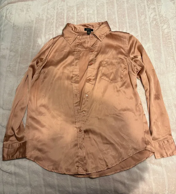 Japan Long Sleeve Pink Button Up - Image 2