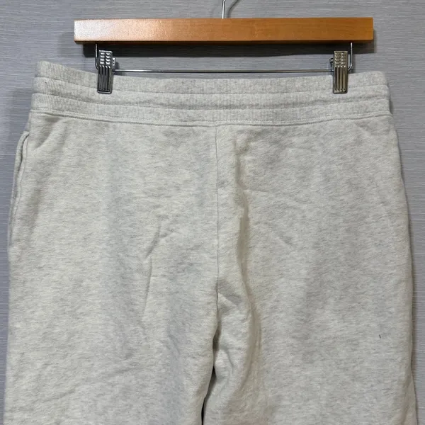 Aritzia Tna Sweatfleece Cozy Fleece Wide Leg Sweatpants Heather Grey L 119950 - Image 4