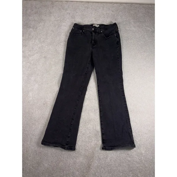 Madewell‎ Jeans Womens 28 Mid Rise Kick Out Flare Stretch Denim Pants Casual - Image 2