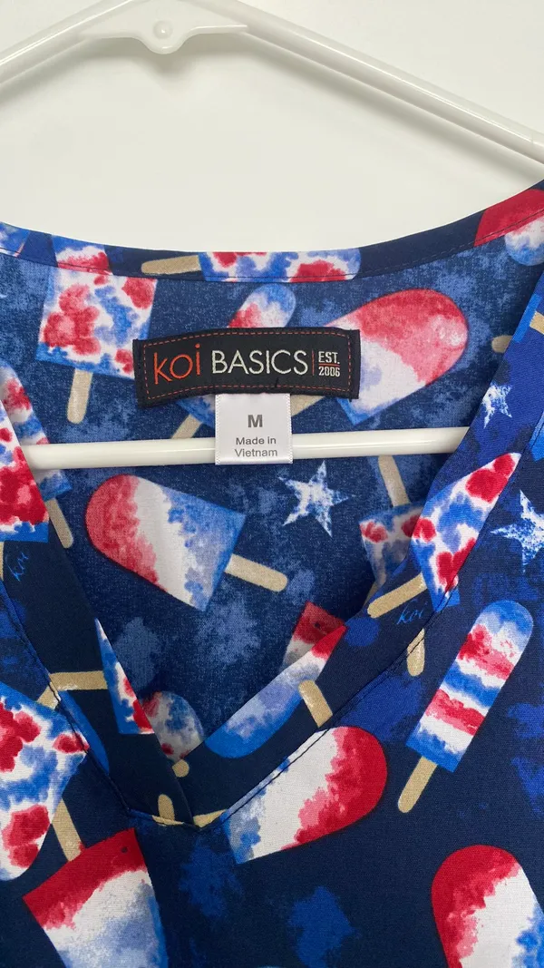 Koi Basics Scrub Too Blue Size M - Image 2