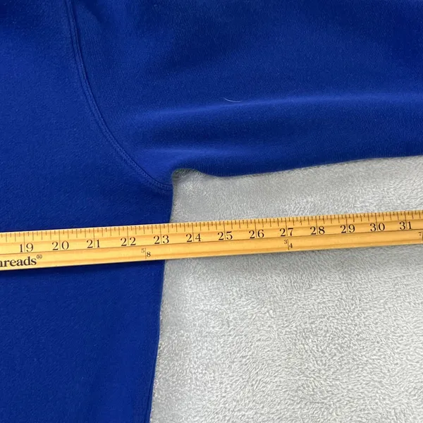 Lululemon Steady State Mens Small 1/2 Pullover Fleece Sweatshirt‎ Royal Blue - Image 10