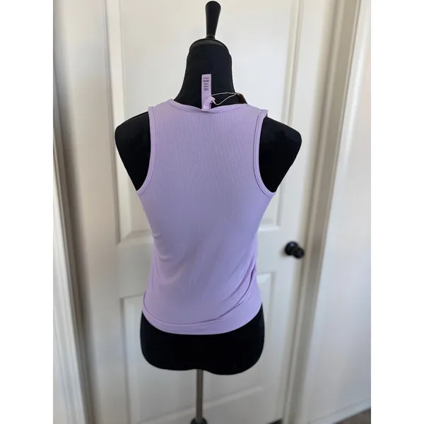 Skims Soft Lounge Split Neck Tank Sugar Plum Size Medium - Image 4