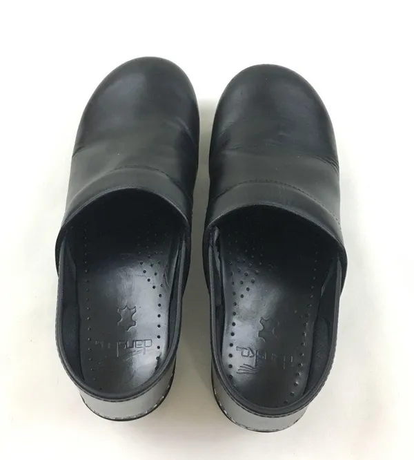 DANSKO Black Professional Mule Clogs Size 40 US9.5-10 - Image 4